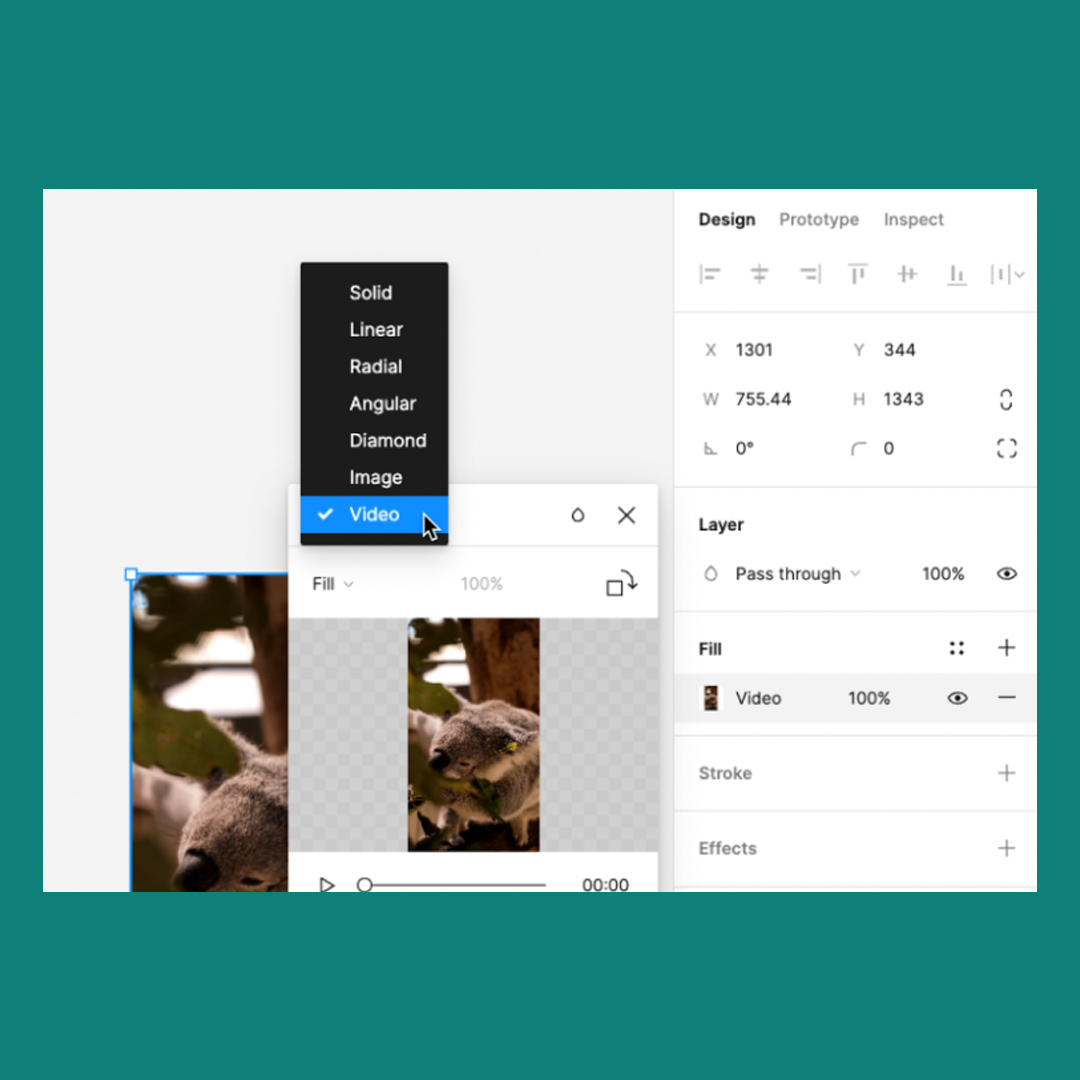 Figma - Aggiungere video nei file